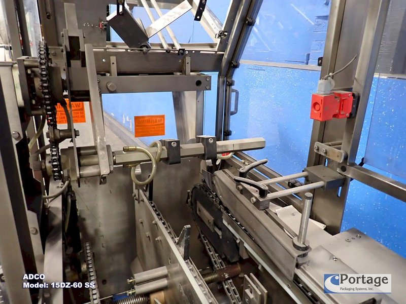 ADCO Manufacturing Model: 15DZ-60 SS  ||  Hand Load Horizontal Cartoner