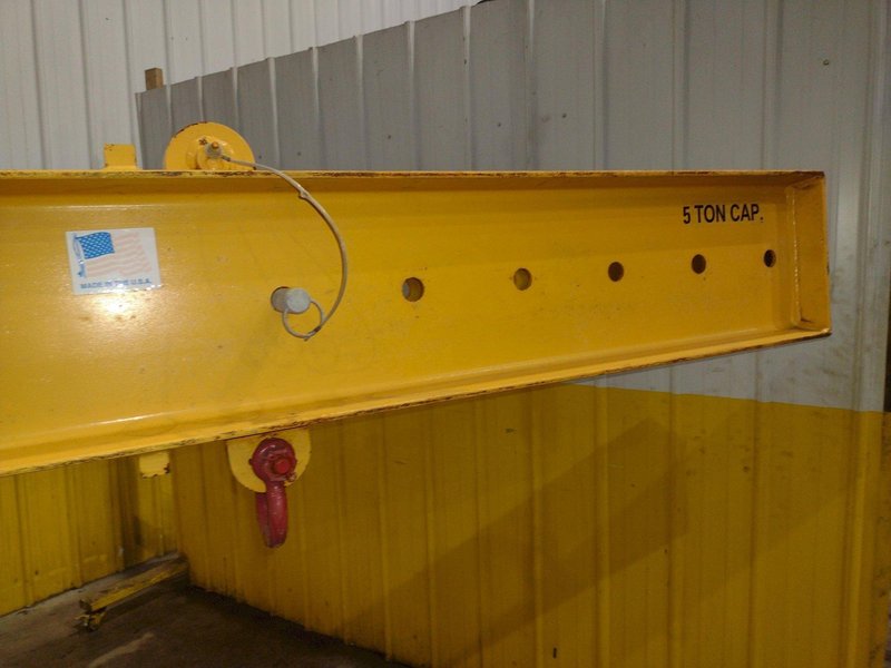 10,000 LBS X 128" X 10" CALDWELL MODEL #17-5-10 SPREADER BAR: YOBRO #24577