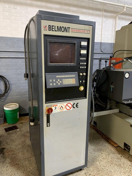 Belmont Maxicut 75 amp EDM Machine, s/n 97FB23604, with System 3R Tooling