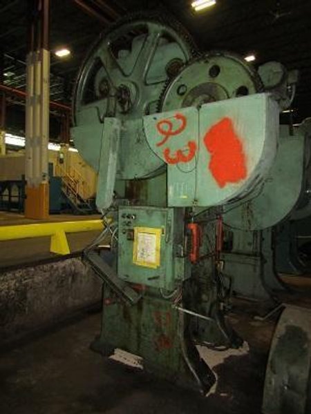 120/80 TONS BLISS # 3-1/2C SINGLE CRANK DOUBLE ACTION TOGGLE PRESS