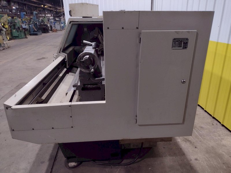 20" X 80" NARDINI MODEL LOGIC 250G CNC FLAT BED LATHE TURNING CENTER, 3.125" HOLE: STOCK #19739