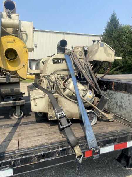 13" WIDE X 15 HP GOFF MODEL #15E13 PORTABLE SURFACE &amp; FLOOR SHOT BLASTER &amp; DUST COLLECTOR: STOCK #21291