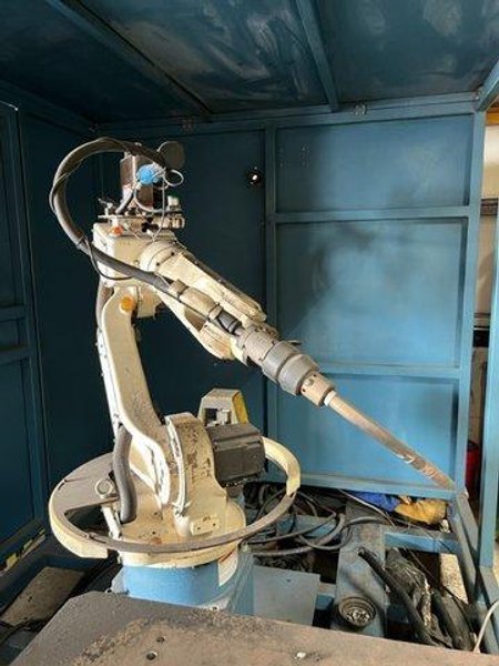 OTC Almega Arc Cell E-120 AX2 Robotic Weld Cell, 2012