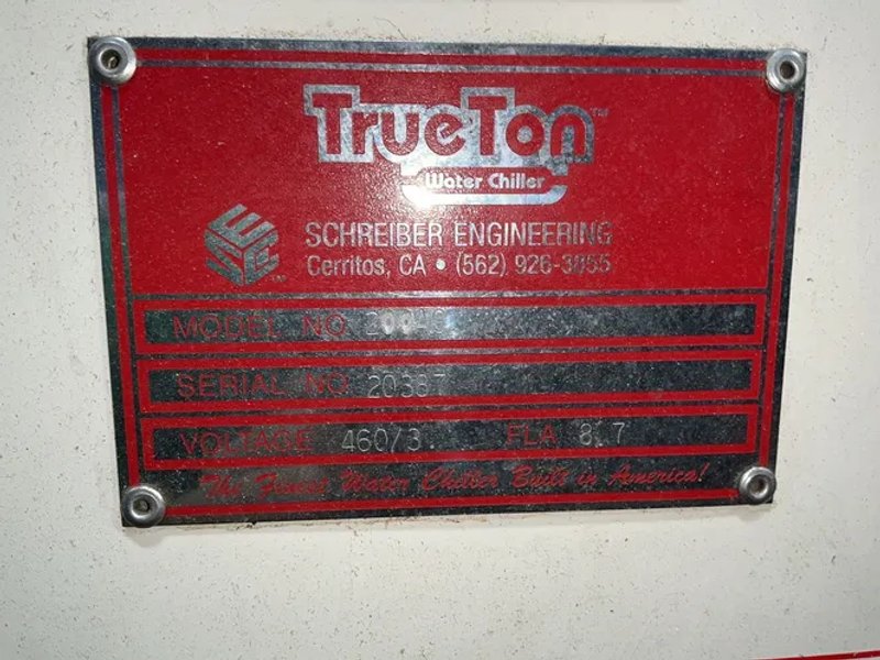 Trueton  3/-/460 Water Chiller  - 200ac