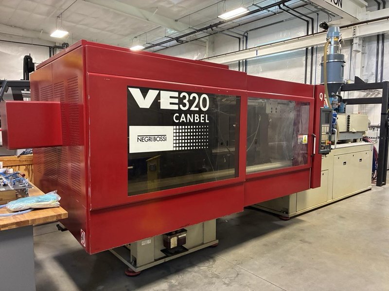 Negri Bossi VE320 All-Electric Injection Molding Machine, 2010 – 70 mm Screw, CANbus Control
