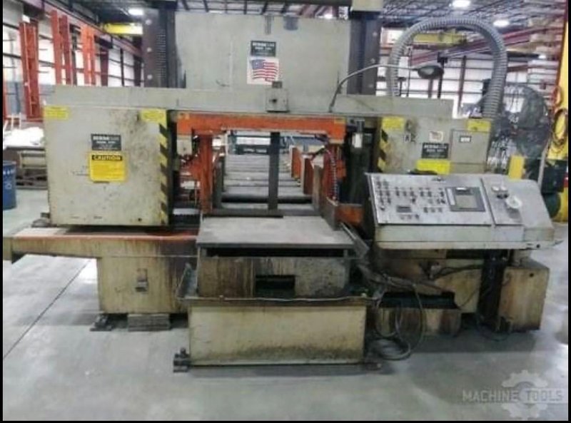 25 x 30 HEM H160LA-DC DOUBLE COLUMN PORGRAMMABLE AUTOMATIC HORIZONTAL BAND SAW