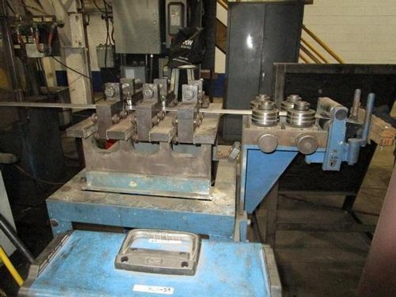 1 1/2" X .083" RAFTER LASER STAINLESS TUBE MILL LINE W/ IN-LINE BRIGHT ANNEALING