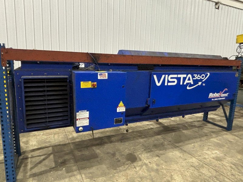 15 HP ROBOVENT SPIRE MODEL #SHM-8000 LH-230 VISTA 360 DUST COLLECTOR: STOCK #22903
