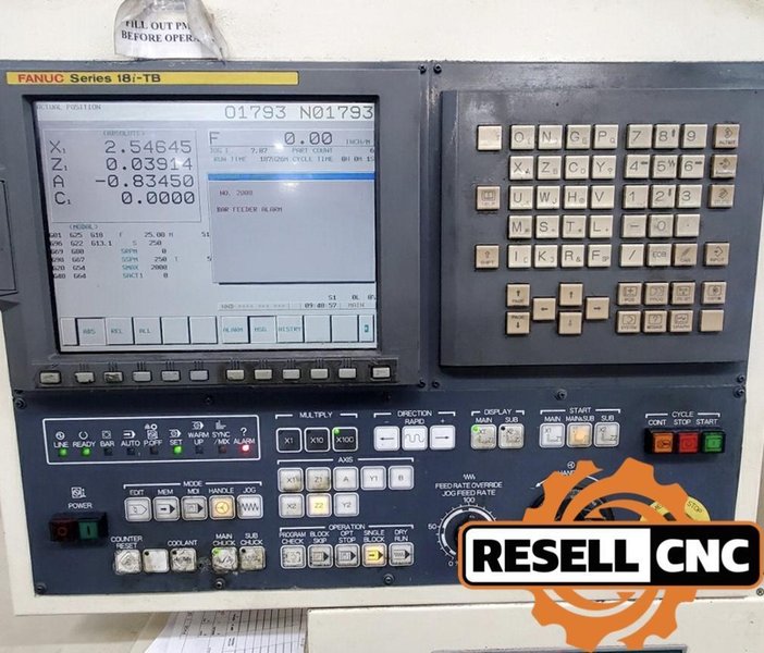2006 Tsugami BS20(C)-III Swiss Type CNC Lathe