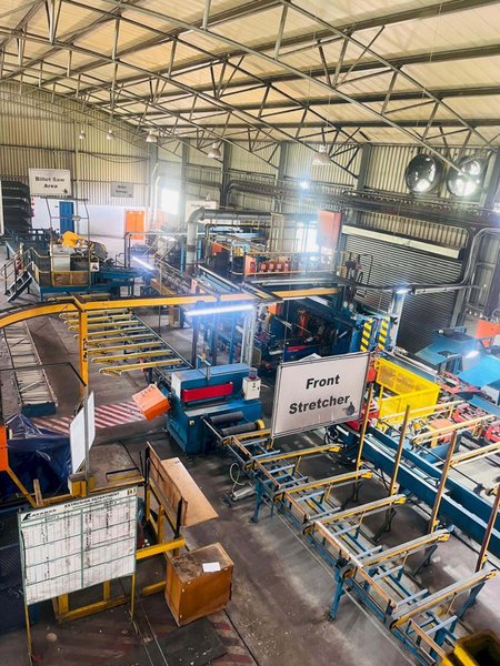 850 Ton Fielding &amp; Platt Aluminum Extrusion Press (14648)