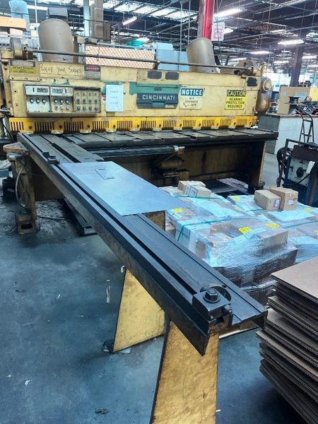 3/16" X 10' CINCINNATI MODEL 1410 MECHANICAL POWER SQUARING SHEAR