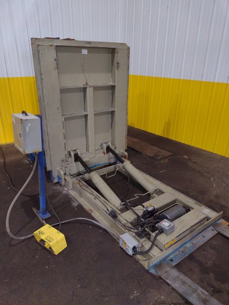 10,000 LBS X 48" X 60" SOUTHWORTH MODEL #T10-90 UPENDER / COIL FLIPPER: STOCK# 3616