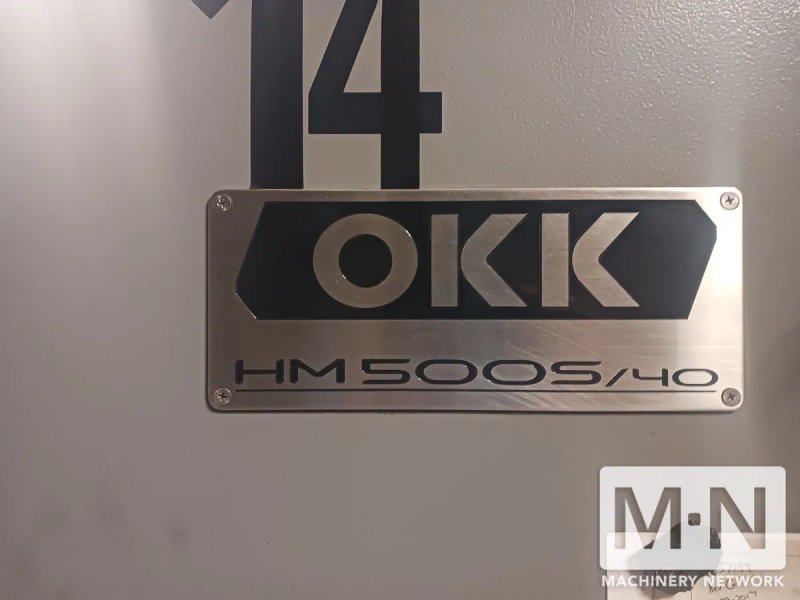 OKK HM500s/40 CNC Horizontal Machining Center