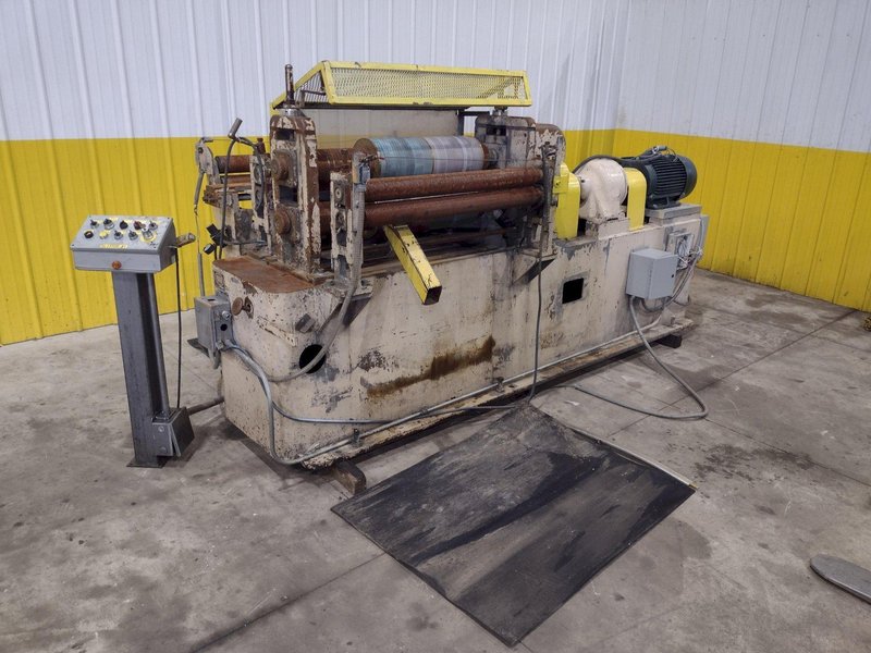 36" YODER POWERED SLITTING HEAD WITH FEED ROLLS: STOCK #22948