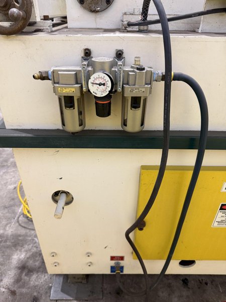 12" WIDE x .156" CHS MODEL #PTS-300-7-12 7 ROLL COIL STRAIGHTENER - PULL THROUGH: YOBRO #24164