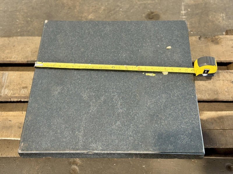 24" X 24" X 4" GRANITE SURFACE PLATE. STOCK # 1086226
