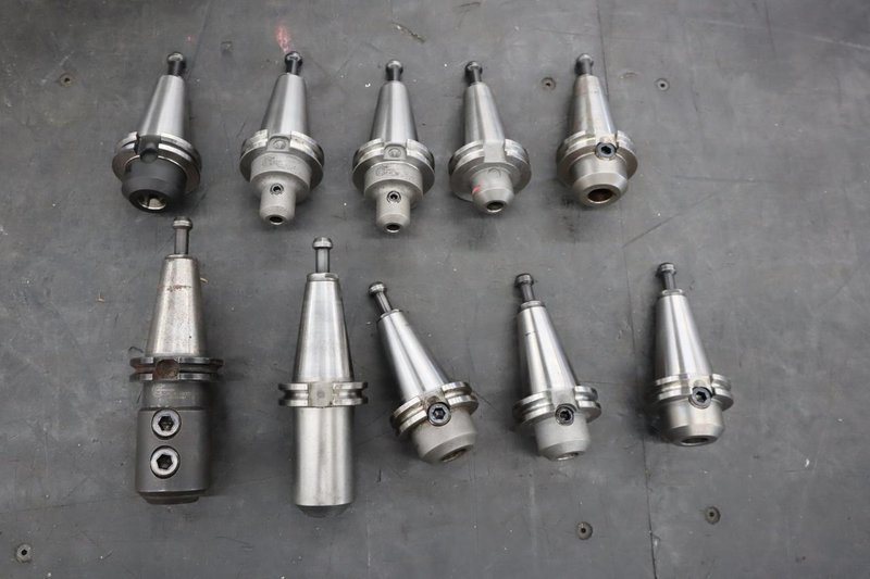 CT40 Taper Tool Holders: (10) End Mill Holders- Auction Item