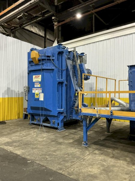 60" x 60" BCP MODEL #A4-9479 SPINNER HANGER SHOT BLAST MACHINE, NEW 1999: YOBRO #26149