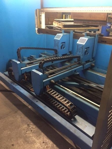 138 Ton X 10′ Finn-Power B125-3060 CNC Hydraulic Press Brake, 2004 – 6-Axis Backgauge, Wila Tooling, Sick Safety Light Curtains, Transformer, Delem 69 CNC Control