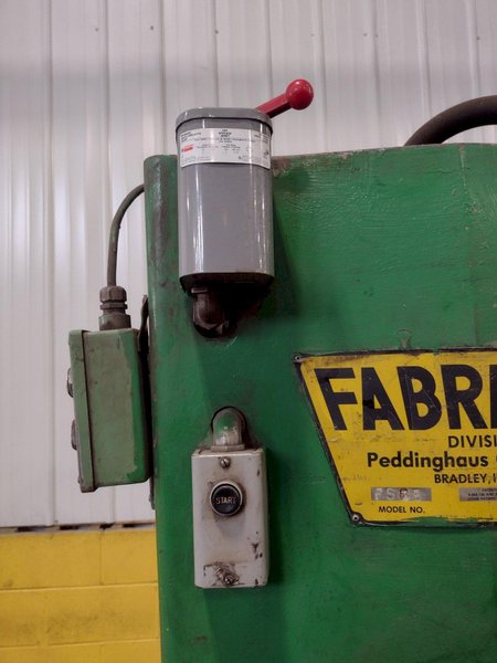 150 TON FABRILINE - PEDDINGHAUS MODEL #FS88 4-POST HYDRAULIC PRESS / PUNCH / SHEAR: STOCK #16358