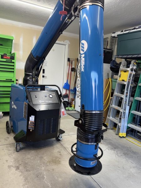 Miller FILTAIR Capture 5 Portable Fume Extraction System with 10′ Extraction Arm