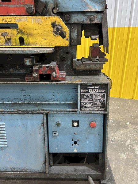 125 TON KINGSLAND MODEL #125XS HYDRAULIC IRONWORKER: STOCK #19921