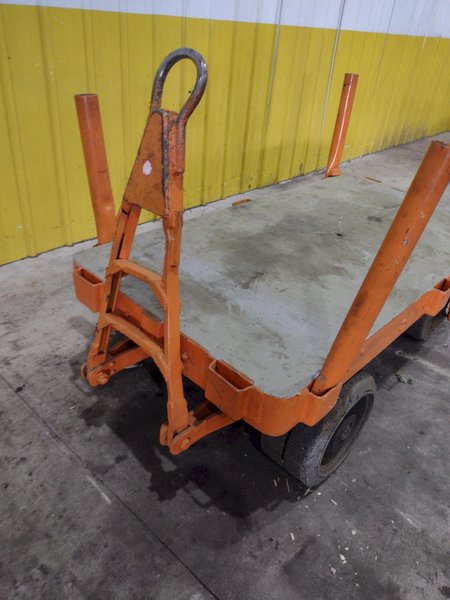 (2) 72" X 36" A STREICH &amp; BROS HEAVY DUTY FLAT BED TOW CARTS: STOCK #23688
