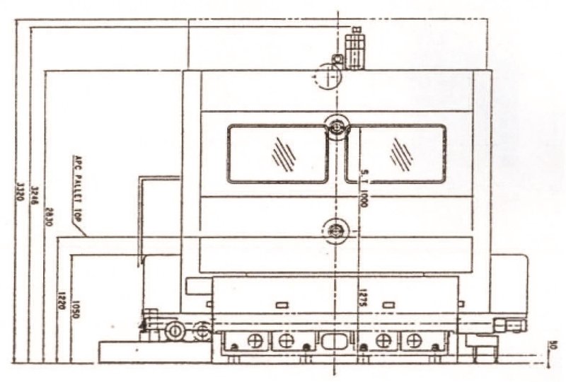 Daewoo - ACE-H80 X: 1250 - Y: 1000 - Z: 1000 mm CNC