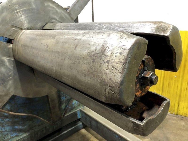 10,000 LB X 40" AMERICAN STEEL LINE MOTORIZED COIL REEL UNCOILER STOCK #3185
