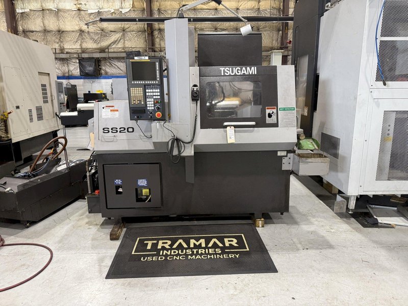 2008 Used Tsugami SS20 CNC Swiss Style Lathe For Sale