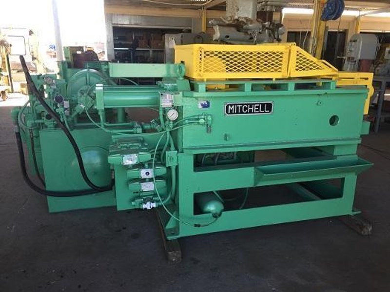 50,000 LBS MITCHELL 3-DIE HYDRAULIC PUSH POINTER Stock # 14196