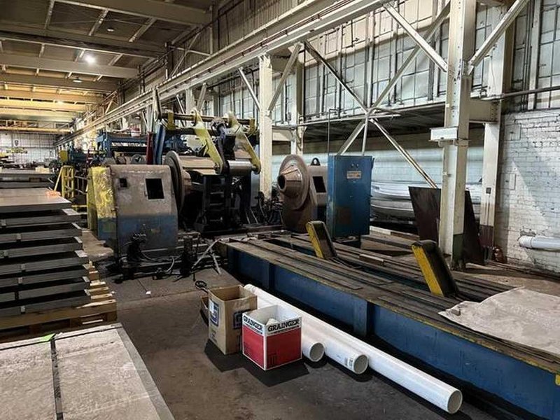 72" x 0.200" x 50,000# Voss Cut To Length Line STOCK# 3468