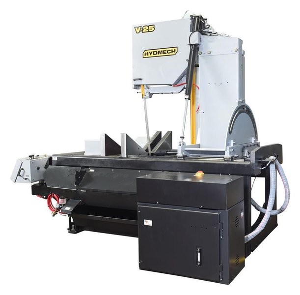 NEW - 30"H x 25"W HYD-MECH V-25 SEMI-AUTOMATIC VERTICAL TILT FRAME BAND SAW