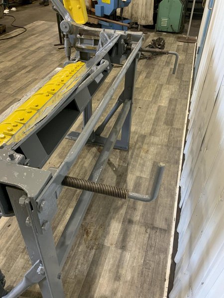 48" X 16 GA ROPER WHITNEY BOX &amp; PAN FINGER BRAKE: STOCK #81492