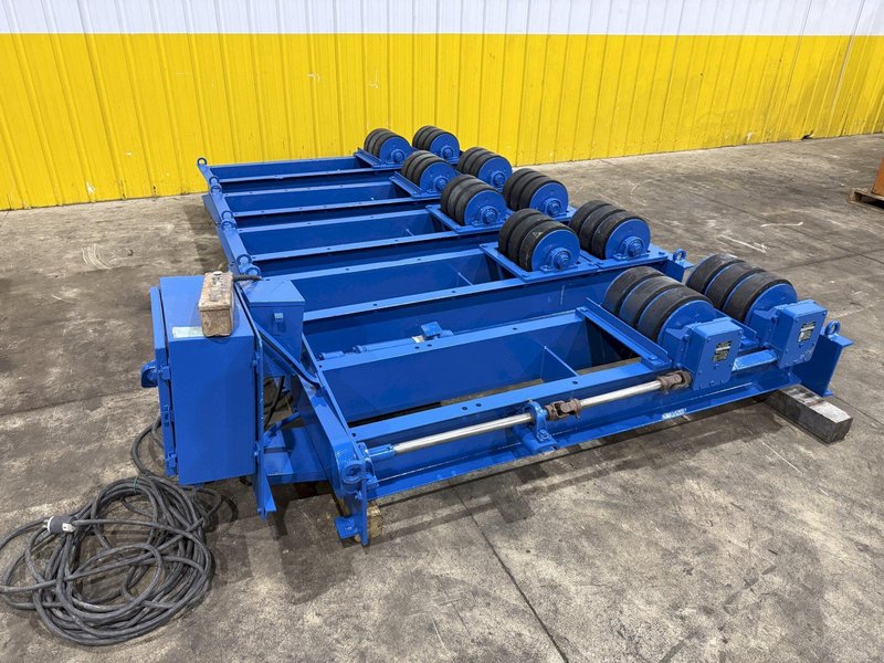 40 TON (80,000 LBS) ARONSON POWERED TANK TURNING ROLLS, 1 DRIVE &amp; 3 IDLERS: YOBRO #26164