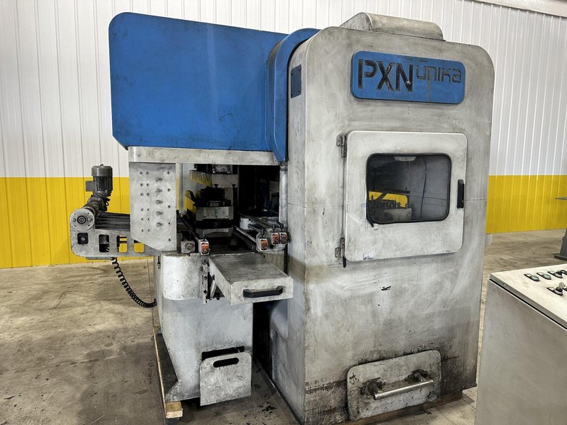 30" x 14 GA DALCOS MODEL #PXN-800 AUTOMATIC COIL HYDRAULIC PUNCHING MACHINE: STOCK #20332