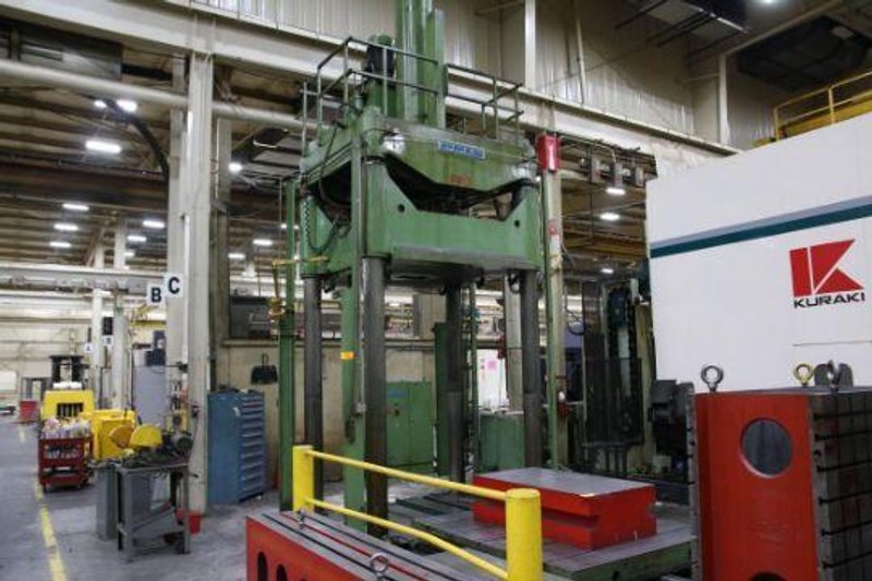 REIS TUS 180 OK-200 DOWN ACTING 4-POST HYDRAULIC SPOTTING PRESS