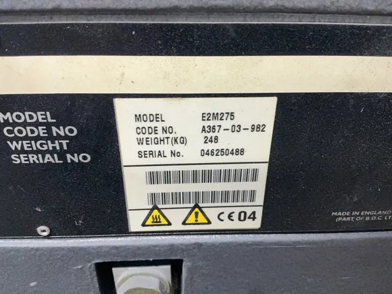 Boc Edwards 8.5/7.5 Kw Vacuum Pump - E2m275