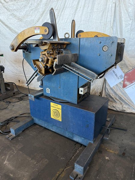 3,300 LB x 11.8" x .126" ORII SERVO FEEDLINE W/ DUAL UNCOILER. STOCK # 0130025.