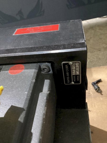 RAPID AIR 112D 8″ Coil Feeder Max 0.085″ USED – AS-IS