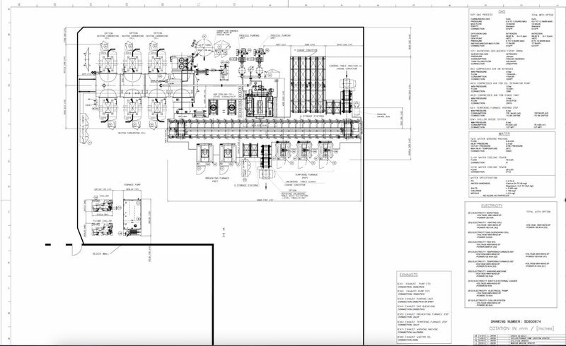 ECM TECHNOLOGIES VACUUM CARBURIZATION FURNACE NEW 2013. STOCK # 0328826