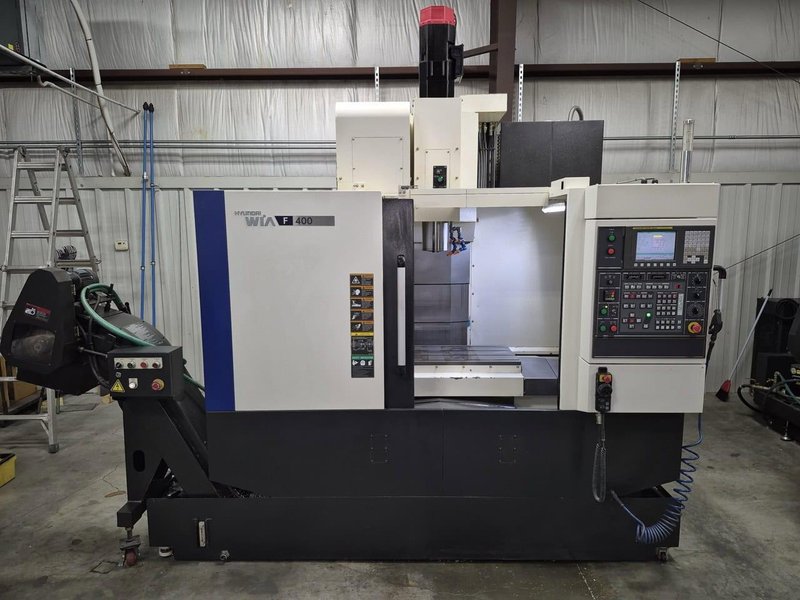 Hyundai Wia F400 CNC Vertical Machining Center, 2012 – Fanuc Control, 12,000 RPM