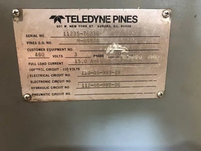 PINES 3 1/2" o.d. x .083" BENDER, STOCK# 13865T