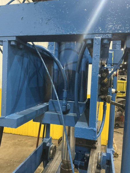 75 TON X 96" DRILCO TRAVELING HEAD HYDRAULIC STRAIGHTENING PRESS: YOBRO #25865