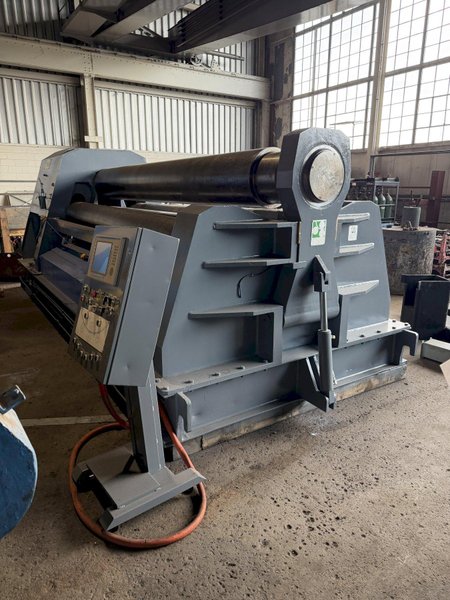 12' X 1" IMCAR MODEL 4RH 30/7 4 ROLL DOUBLE INITIAL PINCH HYDRAULIC PLATE ROLL. STOCK # 1156422