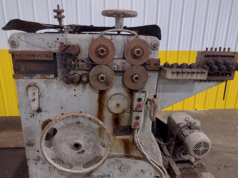 .148" x 2.75" COIL O.D. TORRINGTON MODEL #W12 SPRING COILER / COIL MAKING MACHINE: STOCK #18730