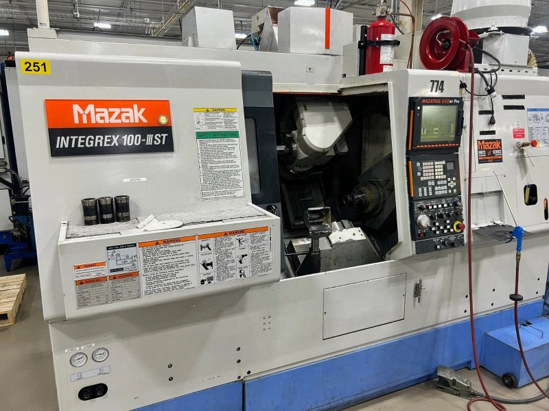 MAZAK MODEL # INTEGREX 100-IIIST CNC LATHE: YOBRO #25424