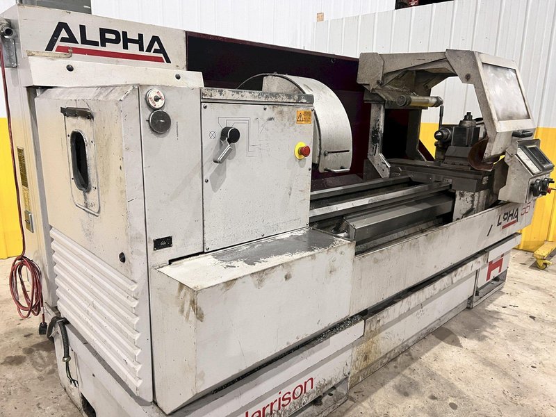 21" X 80" HARRISON ALPHA 550 CNC &amp; MANUAL COMBINATION LATHE: STOCK #21111
