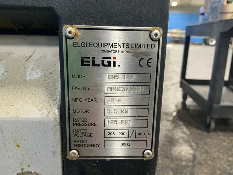 Elgi Equipments Limited 5.5 Kw Screw Air Compressor - En5-125
