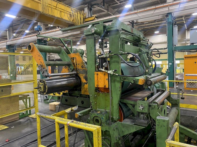 24” x .150" x 16,000# Stamco Precision Loop Slitting Line with Two Injector Slitting Heads, Stock 14157